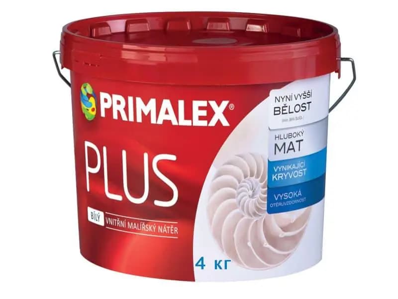 Фарба вапняна PRIMALEX Plus мат білий 4кг
