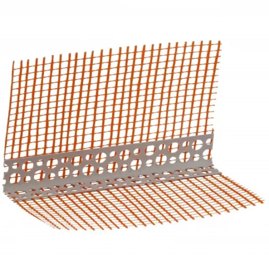 Кутник перфорований з сіткою 3м 7*7см ТМ "Ферозіт"