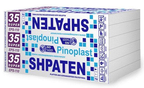 Пінопласт SHPATEN 35 SUPER (EPS-110)