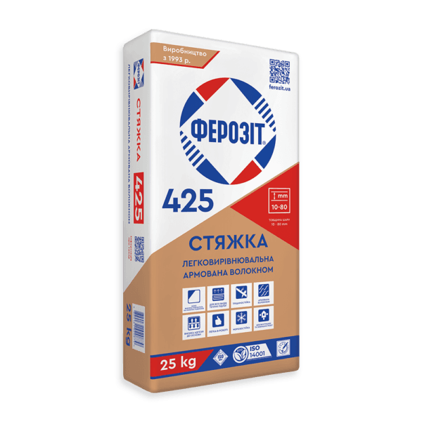 Стяжка для підлоги Ферозіт 425 25 кг