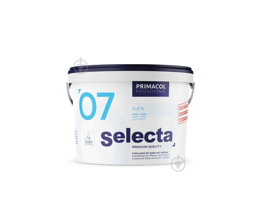 Фарба інтер'єрна акрилова SELECTA 7 5л