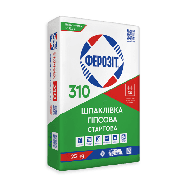 Шпаклівка Ферозіт Старт 310 25 кг
