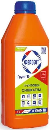 Ґрунтовка Ферозіт силікатна Ґрунт 15 1л