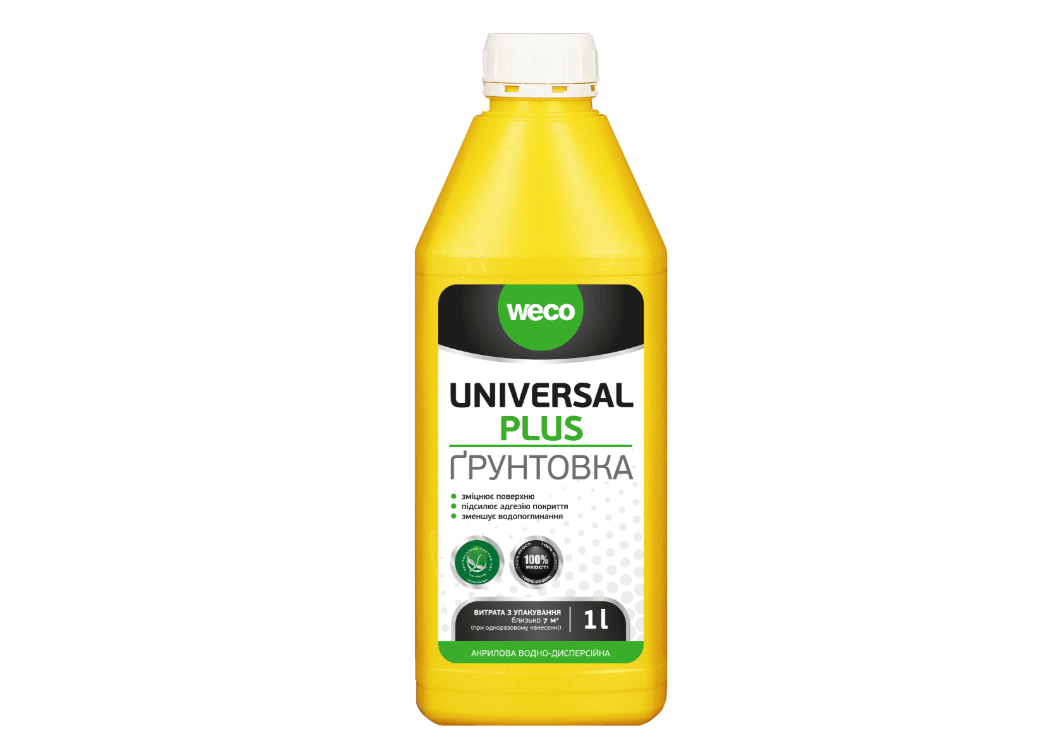Ґрунтовка універсальна WECO Universal Plus 1 л