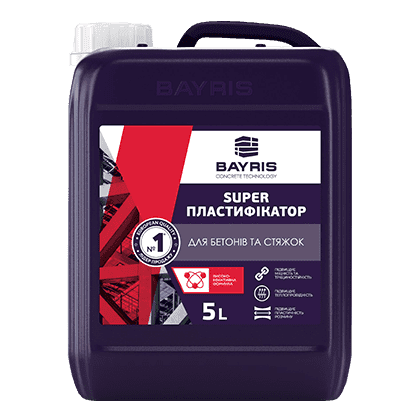 SUPER пластифікатор для бетонів та стяжок 5л